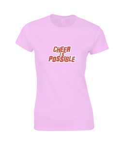 CIP: Cheer is Ladies T-Shirt