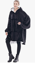 Load image into Gallery viewer, Oversized Hoodie, wearable hoodie blanket, Energy saving hoodie