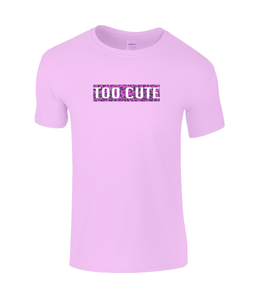 Too Cute Pink Leopard Kids T-Shirt