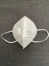 Load image into Gallery viewer, FFP2 Face Mask WITH VALVE, N95 folded Protective Mask