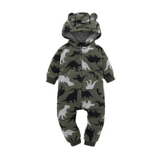 Load image into Gallery viewer, Dinosaur Baby and Toddler Jumpsuit onesie Romper