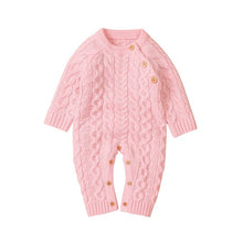 Load image into Gallery viewer, Baby Boy / Girl Knitted Long-sleeve Jumpsuit