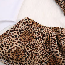 Load image into Gallery viewer, Baby Leopard Print Romper and Skirt Set