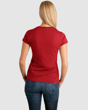 Load image into Gallery viewer, Cherry Blossom Ladies Fitted T-Shirt