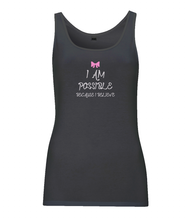Load image into Gallery viewer, CIP: I am possible Women&#39;s tank top