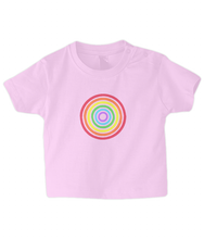 Load image into Gallery viewer, Rainbow Circle Baby T Shirt