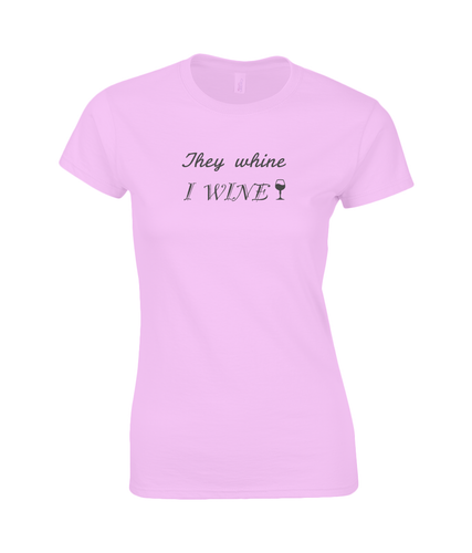 I wine Ladies Fitted T-Shirt