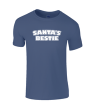 Load image into Gallery viewer, Santa&#39;s Bestie Kids T-Shirt