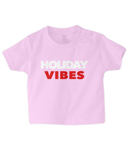 Load image into Gallery viewer, Holiday Vibes Baby T Shirt