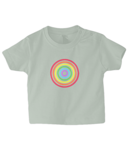 Rainbow Circle Baby T Shirt