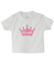 Load image into Gallery viewer, Crown girl Baby T Shirt