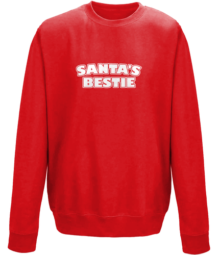 Santa's Bestie Kids Sweatshirt