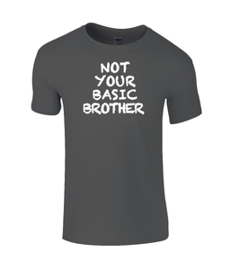 Not Basic Brother Kids T-Shirt