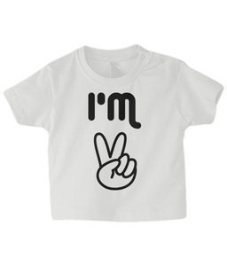 I'm two Baby T Shirt