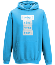 Load image into Gallery viewer, I might steal your heart Kids Hoodie