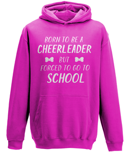 CIP: Born to be a cheerleader Kids Hoodie