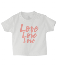 Load image into Gallery viewer, Love 3x Baby T Shirt