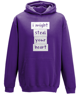 I might steal your heart Kids Hoodie