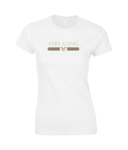 Girl Gang Ladies Fitted T-Shirt