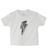 Load image into Gallery viewer, Zebra Bolt Baby T Shirt