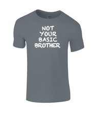Load image into Gallery viewer, Not Basic Brother Kids T-Shirt