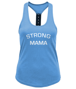 Strong Mama Ladies Performance Strap Back Gym Vest