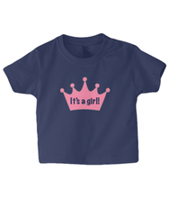 Load image into Gallery viewer, Crown girl Baby T Shirt