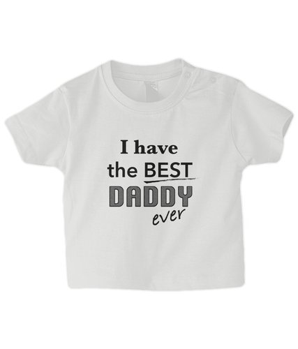 Best Daddy Baby T Shirt