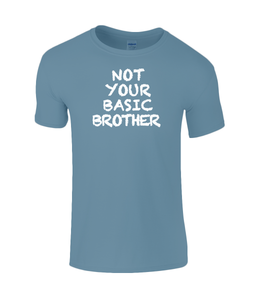 Not Basic Brother Kids T-Shirt
