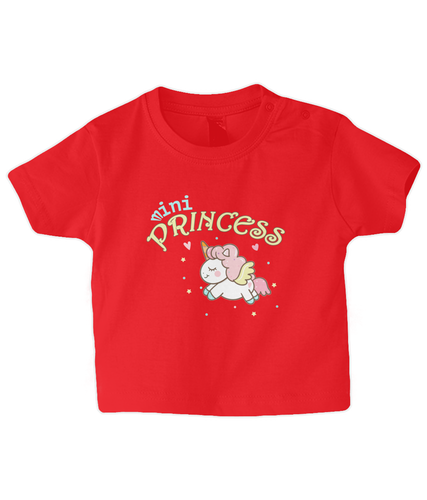 Princess Unicorn Baby T Shirt