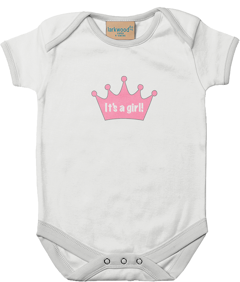 Crown Girl Baby Bodysuit