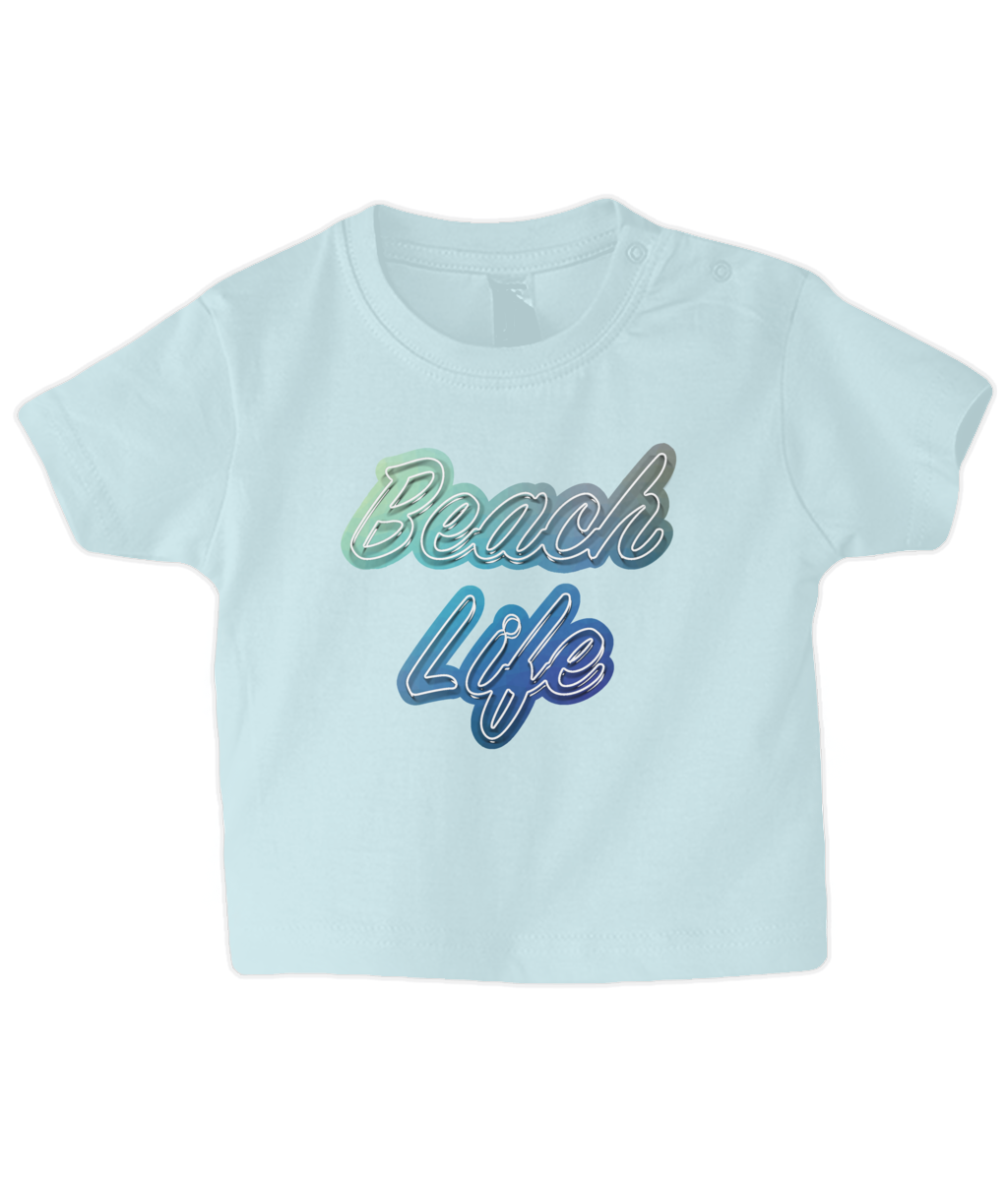 Beach Life Baby T Shirt
