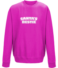 Load image into Gallery viewer, Santa&#39;s Bestie Kids Sweatshirt