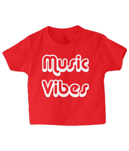 Load image into Gallery viewer, Music Vibes Baby T Shirt