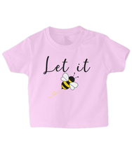 Load image into Gallery viewer, Let it Bee Baby T Shirt