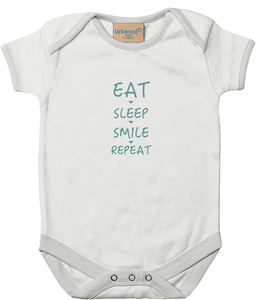 Eat, Sleep, Smile... Baby Bodysuit