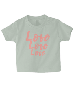 Love 3x Baby T Shirt