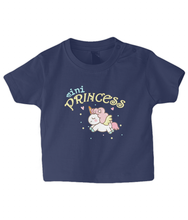 Load image into Gallery viewer, Princess Unicorn Baby T Shirt