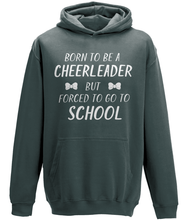 Load image into Gallery viewer, CIP: Born to be a cheerleader Kids Hoodie
