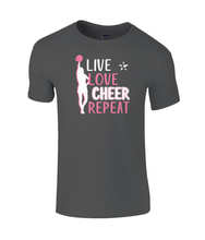Load image into Gallery viewer, CIP: Live Love Cheer Kids T-Shirt
