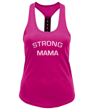 Load image into Gallery viewer, Strong Mama Ladies Performance Strap Back Gym Vest