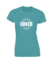 Load image into Gallery viewer, CIP: Cheer Ladies Fitted T-Shirt