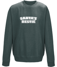 Load image into Gallery viewer, Santa&#39;s Bestie Kids Sweatshirt
