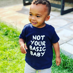 Politiek plus ik ben trots Not Basic Baby T Shirt – BIXIKIDS