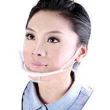Load image into Gallery viewer, Mouth Shield PPE Plastic Face Mouth Visor Protection - Pack of 10 pcs