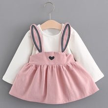 Load image into Gallery viewer, Cute Bunny Design Dress for Baby and Toddler Girl
