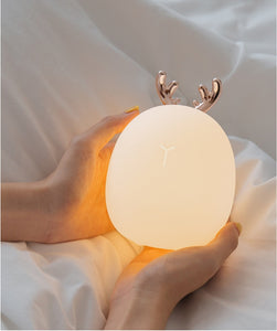 Cute Deer / Rabbit design LED Night Light USB Rechargeable Lamp For Children Kids Baby Bedside Bedroom