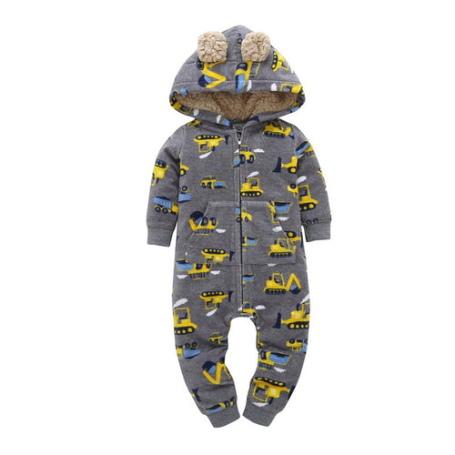Digger Baby and Toddler Jumpsuit onesie Romper
