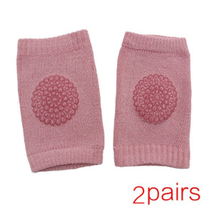 2-pairs Soft Anti-slip Knee Pads for Baby