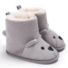 Load image into Gallery viewer, Baby Winter Boots Infant Toddler Newborn Cute Cartoon Bear Shoes
